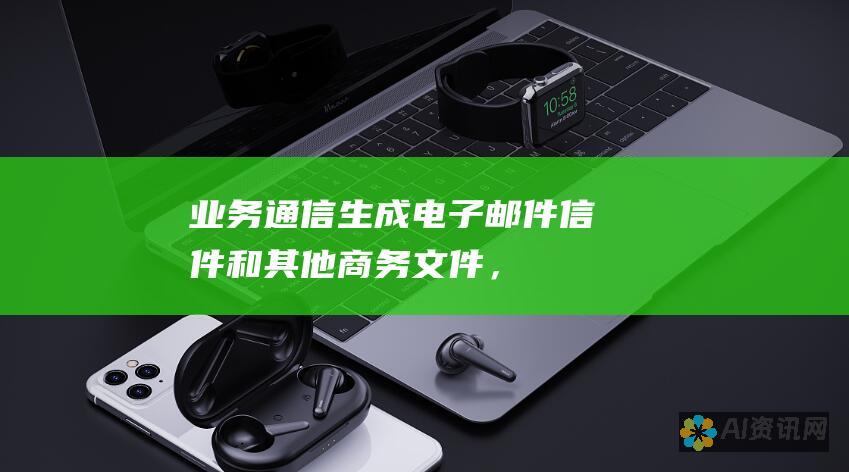 业务通信：生成电子邮件、信件和其他商务文件，提高沟通效率和专业性。