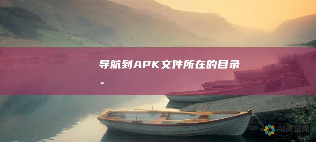 导航到 APK 文件所在的目录。